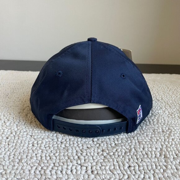 90s Vintage Atlanta Olympics Snapback Hat OSFA Dead Stock Embroidered Navy Blue - Picture 5 of 9